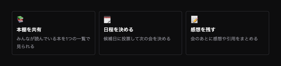 特徴カード